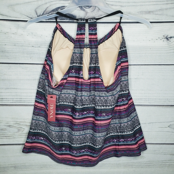 Aztec print racerback tankini xl - Picture 4 of 5